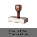 Traditionnal Rubber Stamp ET28