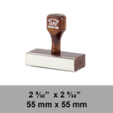 Traditionnal Rubber Stamp ET31