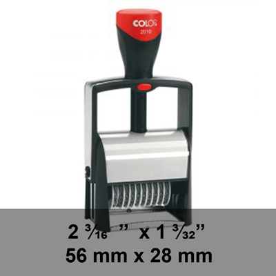 Colop 2010/P Numberer with Text - 10 Numbers (RS-P-NT-R2010/P-3)