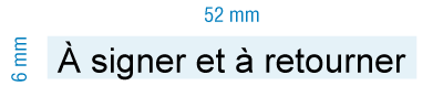 étampe personnalisée - signer et à retourner - inspiration 2020 (RS-PSC-2020-3)
