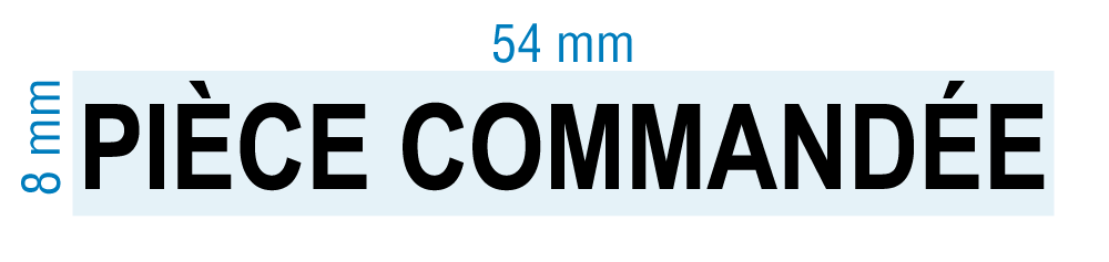 Etampe personnalisée - Pièce commandée - inspiration 2082 (RS-PSC-2082-3)